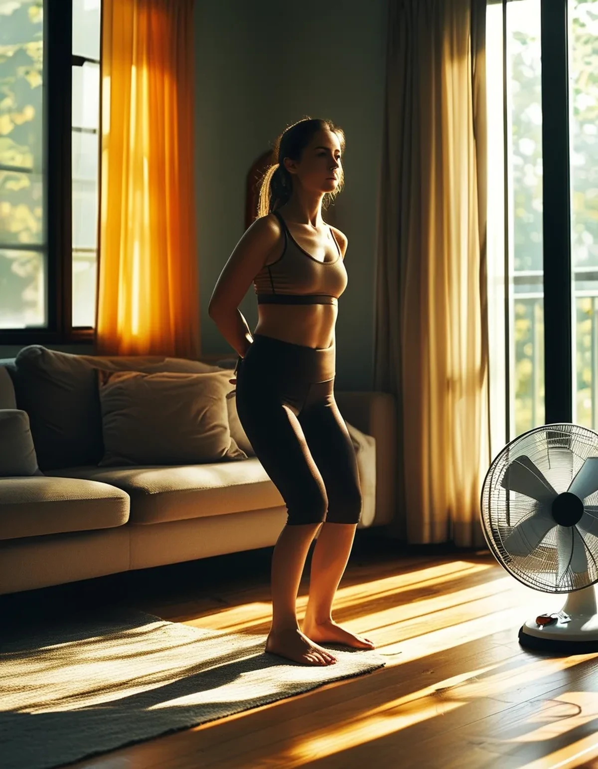 Why Your Home Workout Feels Harder in a Warm Room Than at the Gym